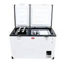 SnoMaster Portable Fridge/Freezer 66L Dual Compartment AC/DC S/Steel-2