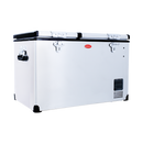 SnoMaster Portable Fridge/Freezer 66L Dual Compartment AC/DC S/Steel-1