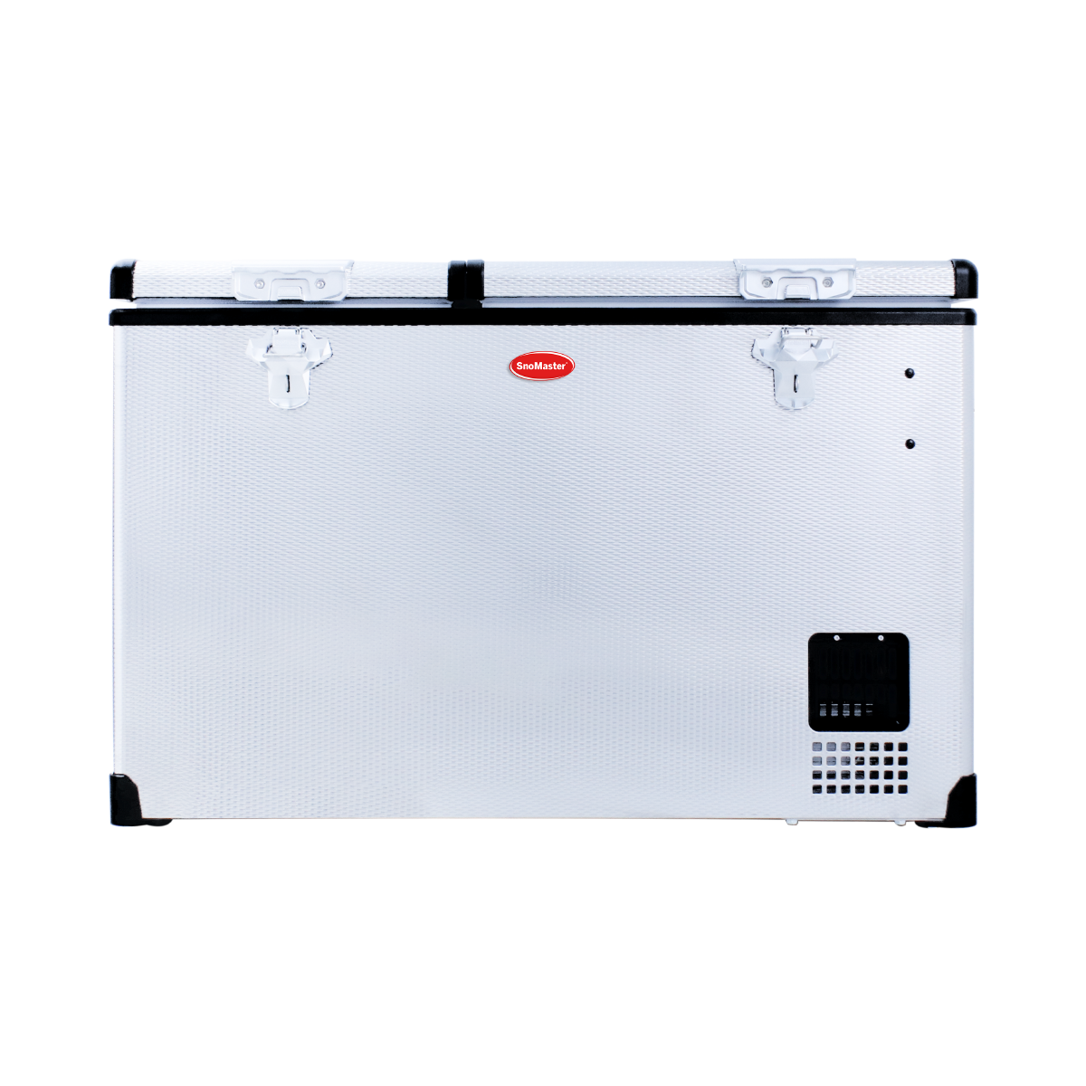 SnoMaster Portable Fridge/Freezer 66L Dual Compartment AC/DC S/Steel