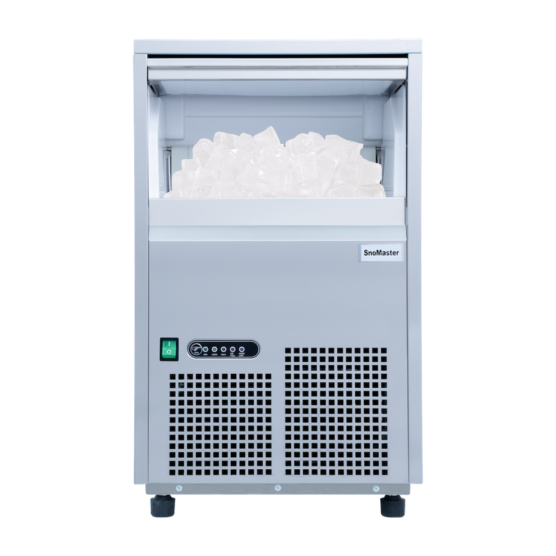 SnoMaster 26Kg-24Hr Plumbed-In Gourmet Type Ice-Maker (SM-26S) in Refrigerators