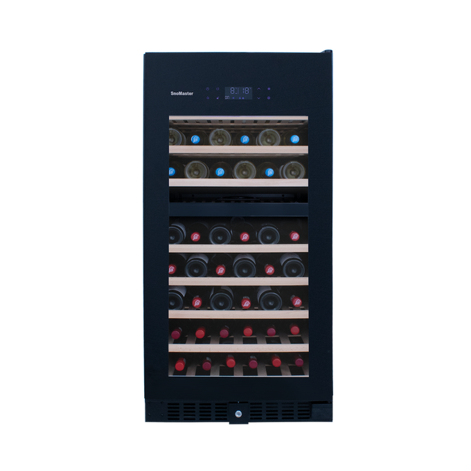 SnoMaster 78 Bottle Pro Series Dual Zone Wine Cooler (VT-94PRO) in Refrigerators