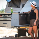 SnoMaster Portable Fridge/Freezer 81.5L Dual Compartment AC/DC S/Steel-6