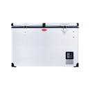 SnoMaster Portable Fridge/Freezer 81.5L Dual Compartment AC/DC S/Steel-3