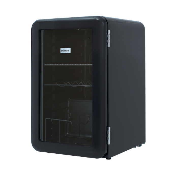 SnoMaster 68L Counter-Top Retro Beverage Cooler Black (SC-70R) in Refrigerators