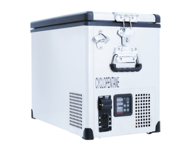 SnoMaster Portable Fridge/Freezer 42L Single Compartment AC/DC S/Steel