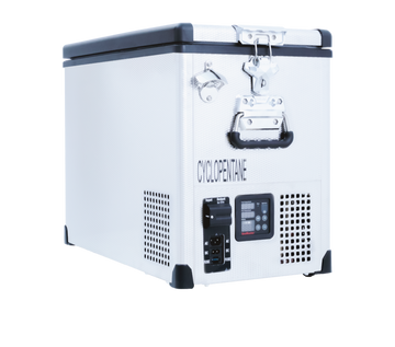 SnoMaster Portable Fridge/Freezer 42L Single Compartment AC/DC S/Steel