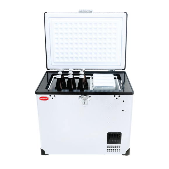 SnoMaster Portable Fridge/Freezer 40L Single Compartment AC/DC S/Steel