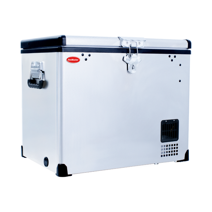 SnoMaster Portable Fridge/Freezer 40L Single Compartment AC/DC S/Steel