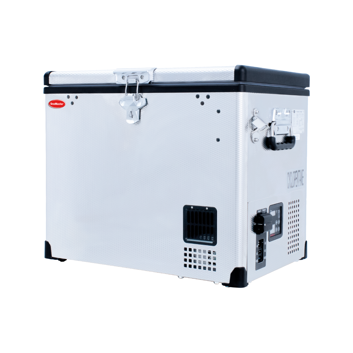SnoMaster Portable Fridge/Freezer 40L Single Compartment AC/DC S/Steel