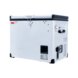SnoMaster Portable Fridge/Freezer 40L Single Compartment AC/DC S/Steel