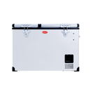 SnoMaster Portable Fridge/Freezer 66L Low Profile Dual Compartment AC/DC S/Steel-4