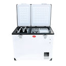 SnoMaster Portable Fridge/Freezer 72L Dual Compartment AC/DC S/Steel-2