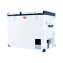 SnoMaster Portable Fridge/Freezer 72L Dual Compartment AC/DC S/Steel-1