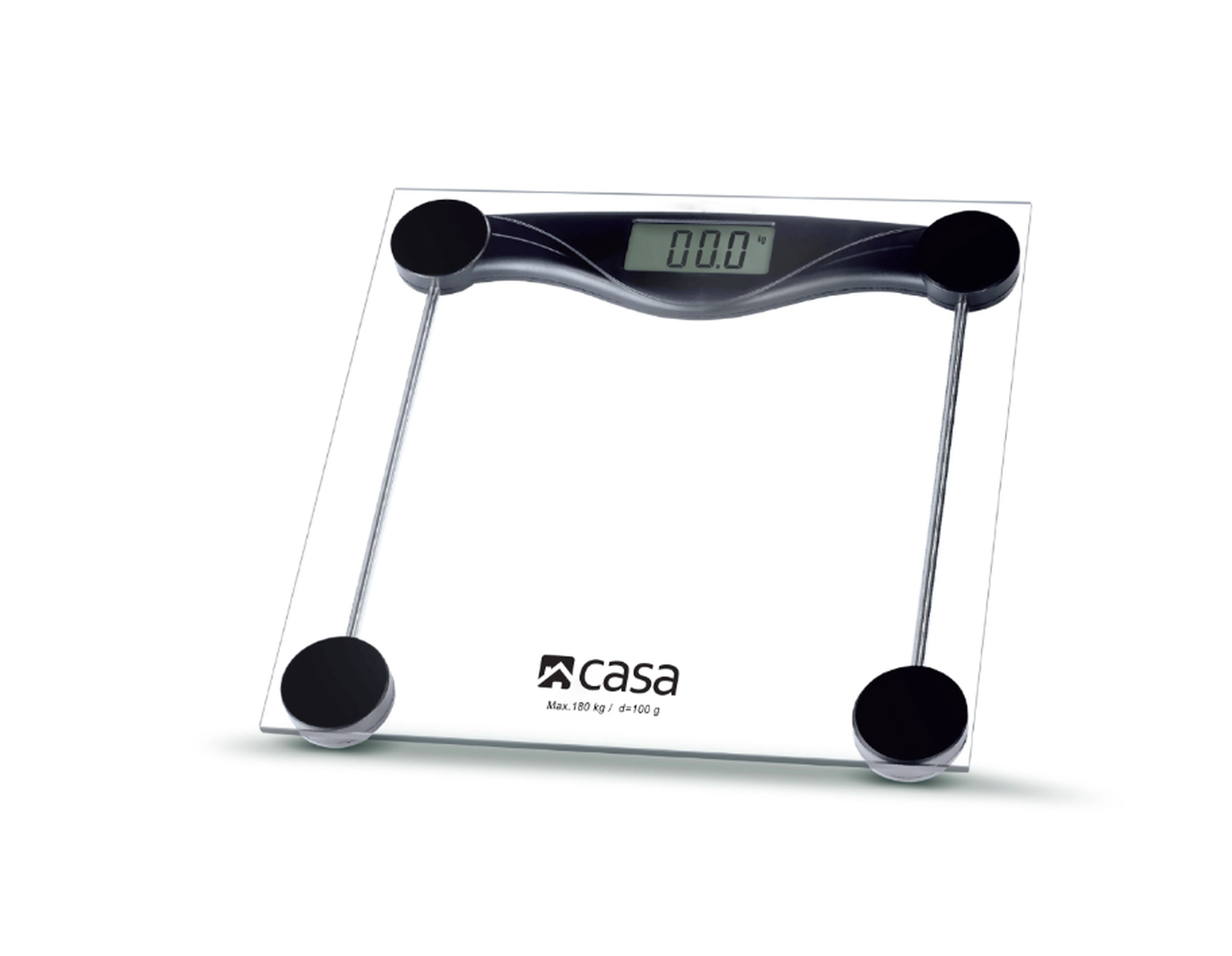 Casa Digital Clear Glass Bathroom Scale Square for Sale | AHM Online ...