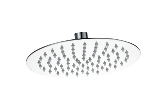 Brescia Round Shower Thin Shower Rose 201 SS 200mm in Shower Heads