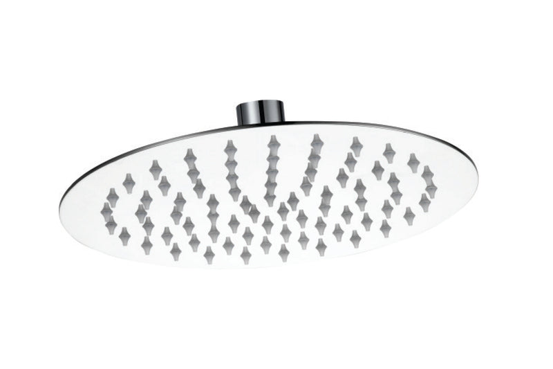 Brescia Round Shower Thin Shower Rose 201 SS 250mm in Shower Heads