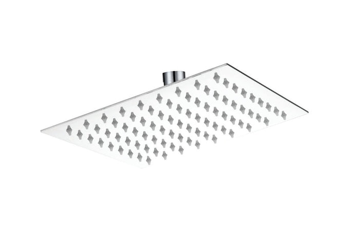 Brescia Square Shower Thin Shower Rose 201 SS 200mm in Shower Heads