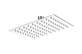 Brescia Square Shower Thin Shower Rose 201 SS 250mm in Shower Heads