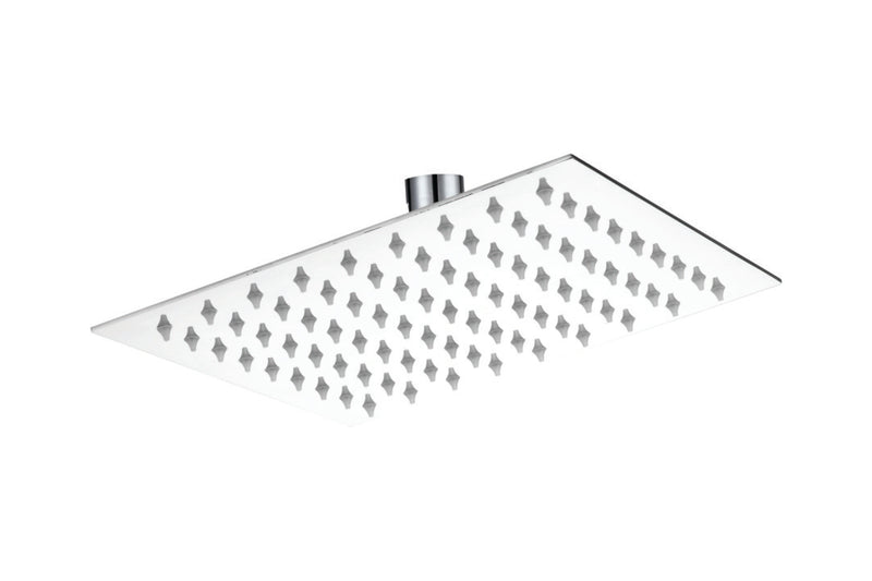 Brescia Square Shower Thin Shower Rose 201 SS 250mm in Shower Heads