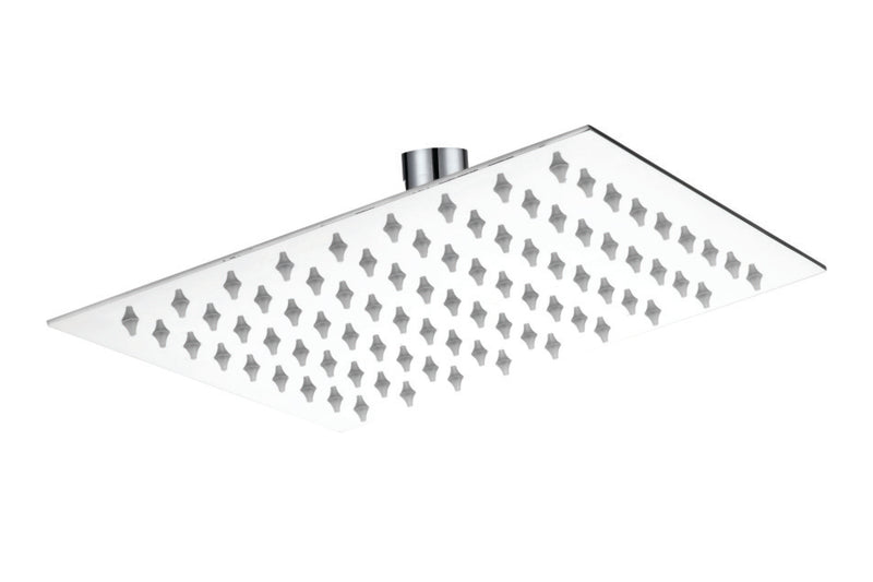 Brevik Square Shower Thin Shower Rose 304 SS 300mm in Shower Heads