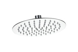 Brevik Round Shower Thin Shower Rose 304 SS 200mm in Shower Heads