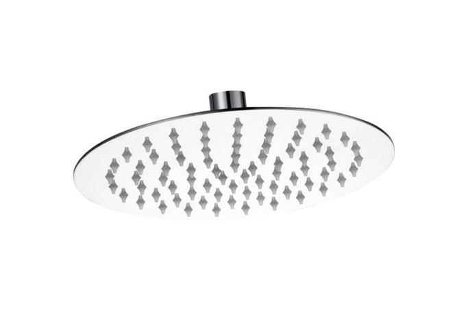 Brevik Round Shower Thin Shower Rose 304 SS 200mm in Shower Heads