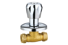 Pura Traditional Undertile Stop Tap 15mm CxC in Faucets