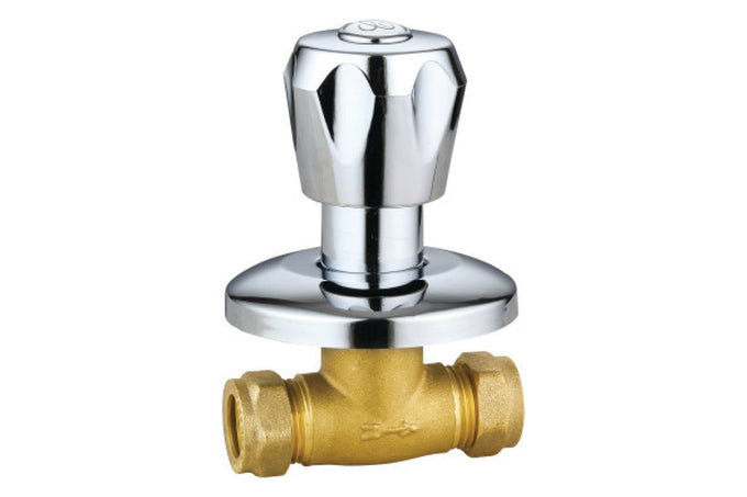 Pura Traditional Undertile Stop Tap 15mm CxC in Faucets