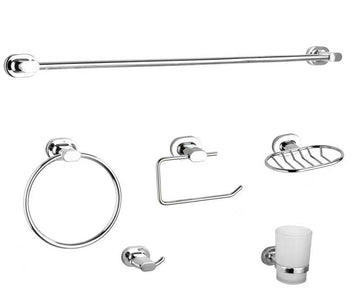 Brescia Bathroom Set 6Pce in Bathroom Accessory Sets