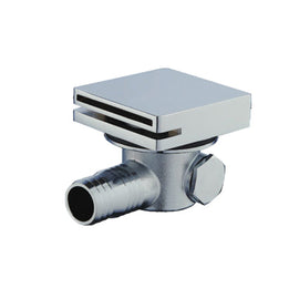 Brevik Nikki Spout Square CP Brass in Bathtub Spouts