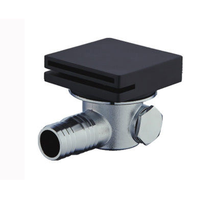 Brevik Nikki Spout Square Black Brass in Bathtub Spouts