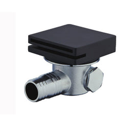 Brevik Nikki Spout Square Black Brass in Bathtub Spouts