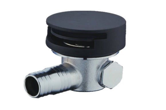 Brevik Nikki Spout Round Black Brass in Bathtub Spouts