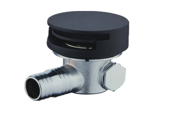 Brevik Nikki Spout Round Black Brass in Bathtub Spouts
