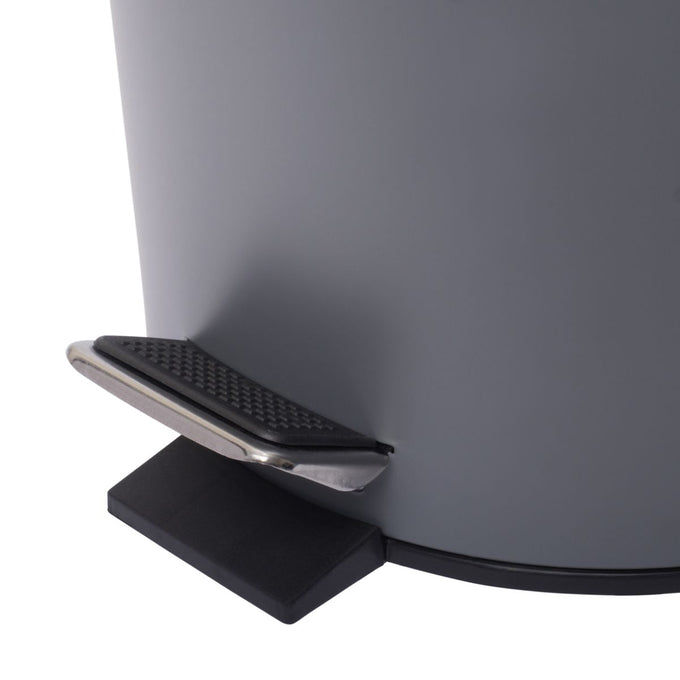 FDB Pedal Bin Soft Close Matte Grey 5L in Home and Décor