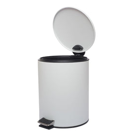 FDB Pedal Bin Soft Close Matte White 5L in Home and Décor