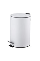 FDB Pedal Bin Soft Close Matte White 12L in Home and Décor
