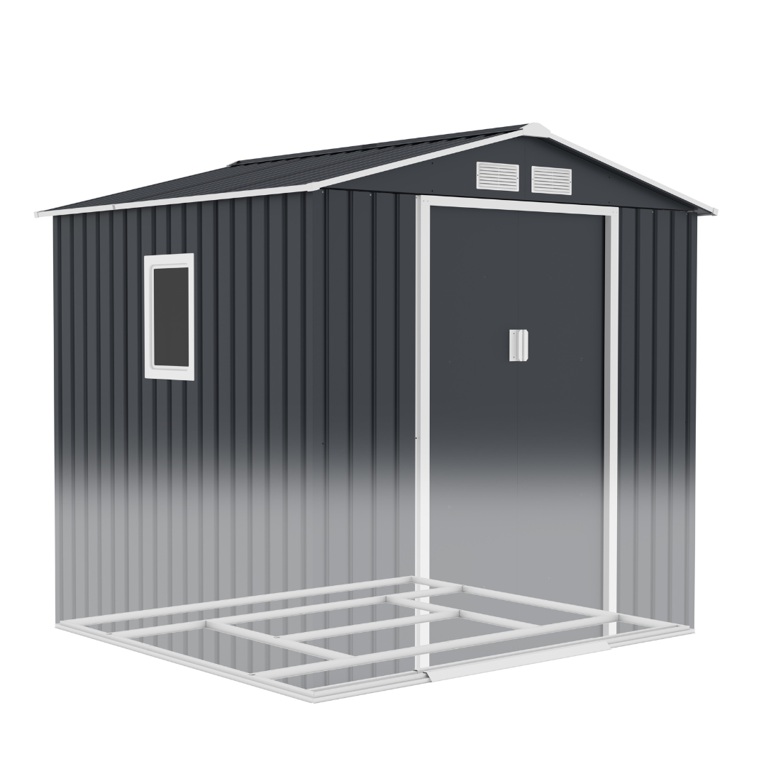 FDB Metal Shed Archer Plus B Grey