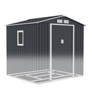 FDB Metal Shed Archer Plus B Grey-3