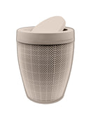 Bathroom Bin Fiber 7L Beige in Bathroom