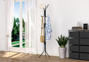 FDB Coat and Hat Stand Black in Home and Décor