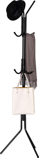 FDB Coat and Hat Stand Black in Home and Décor
