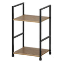 FDB Slim Two Tier Shelf Wild Oak-1