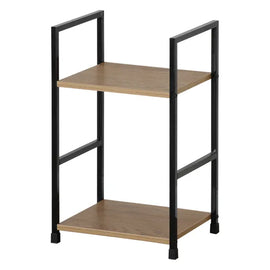 FDB Slim Two Tier Shelf Wild Oak