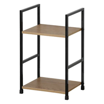FDB Slim Two Tier Shelf Wild Oak