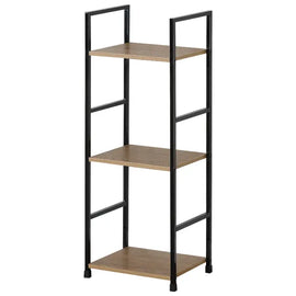 FDB Slim Three Tier Shelf Wild Oak