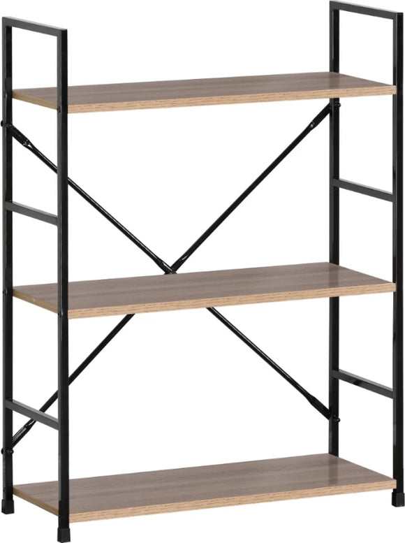 FDB Three Tier Shelf Wild Oak