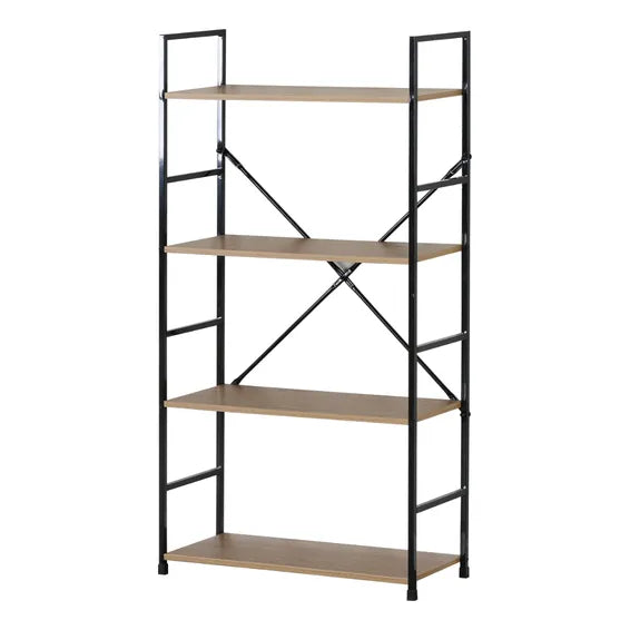 FDB Four Tier Shelf Wild Oak