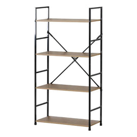FDB Four Tier Shelf Wild Oak - 0