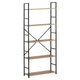 FDB Five Tier Shelf Wild Oak